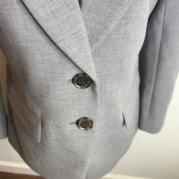 J.Crew $248 Petite Madelyn blazer in four-season stretch Graphite Size P8 CD083 - Picture 3 of 11